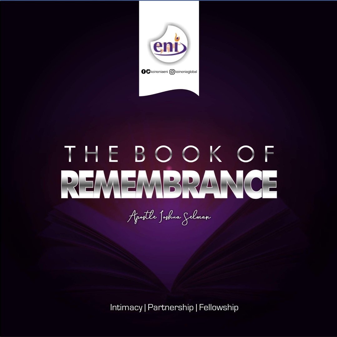 god shall write for us a book of remembrance